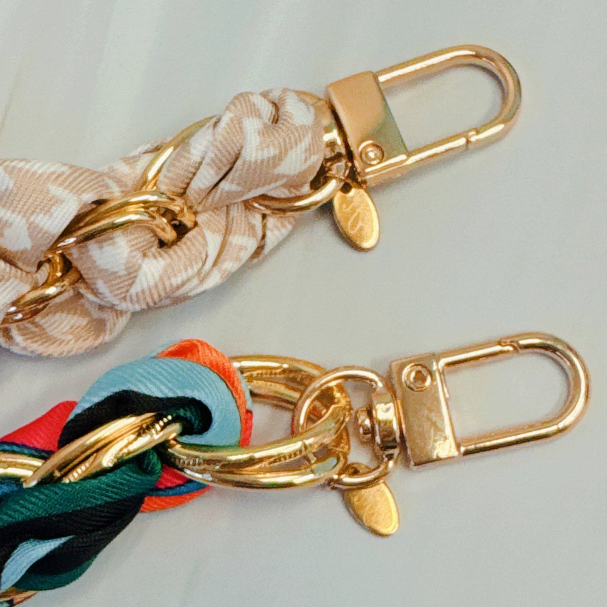 Ellison+Young - Braided Scarf Chain Phone Lanyard: Equestrian