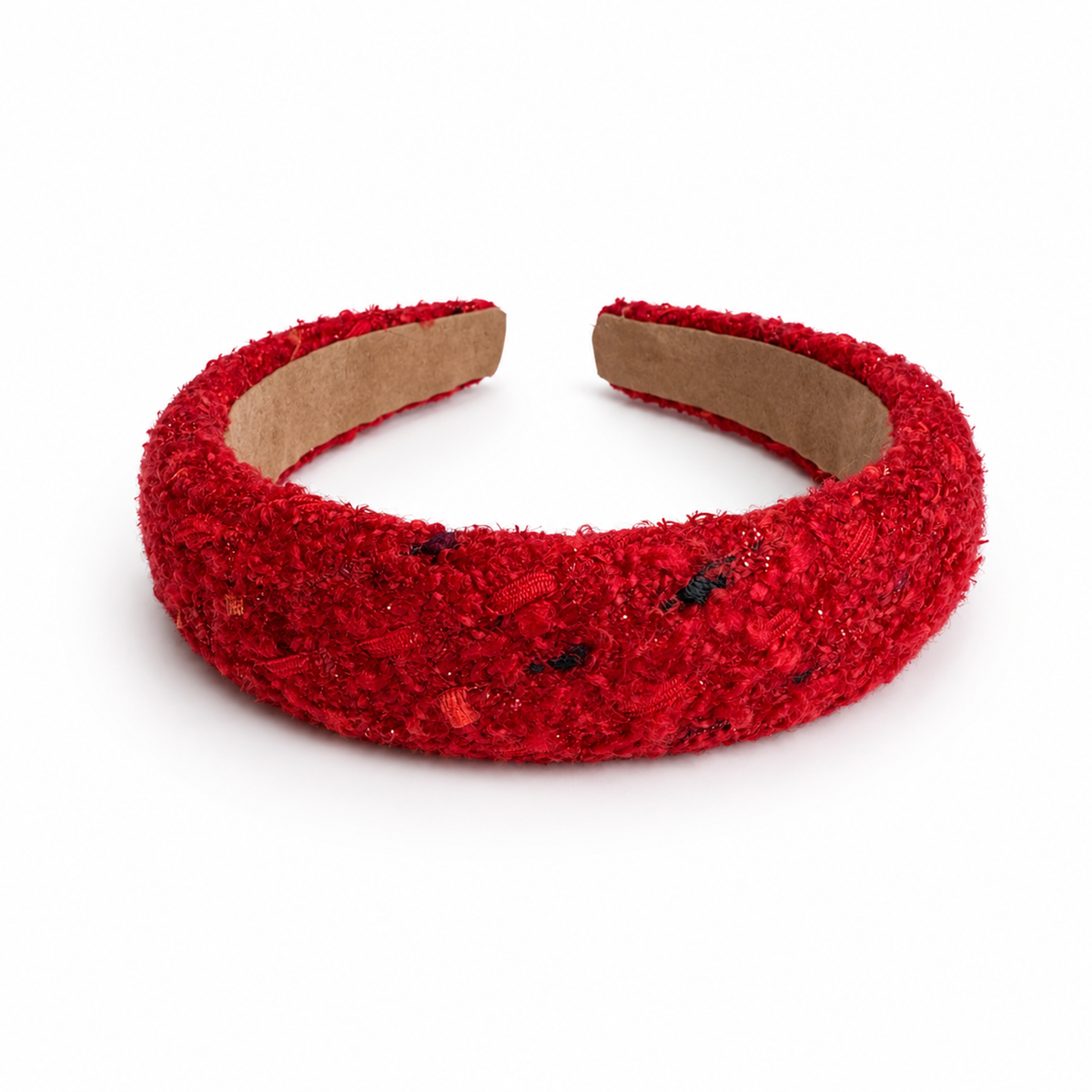 Ellison+Young - Ellison+Young Holiday Red Tweed Headband, Limited Edition