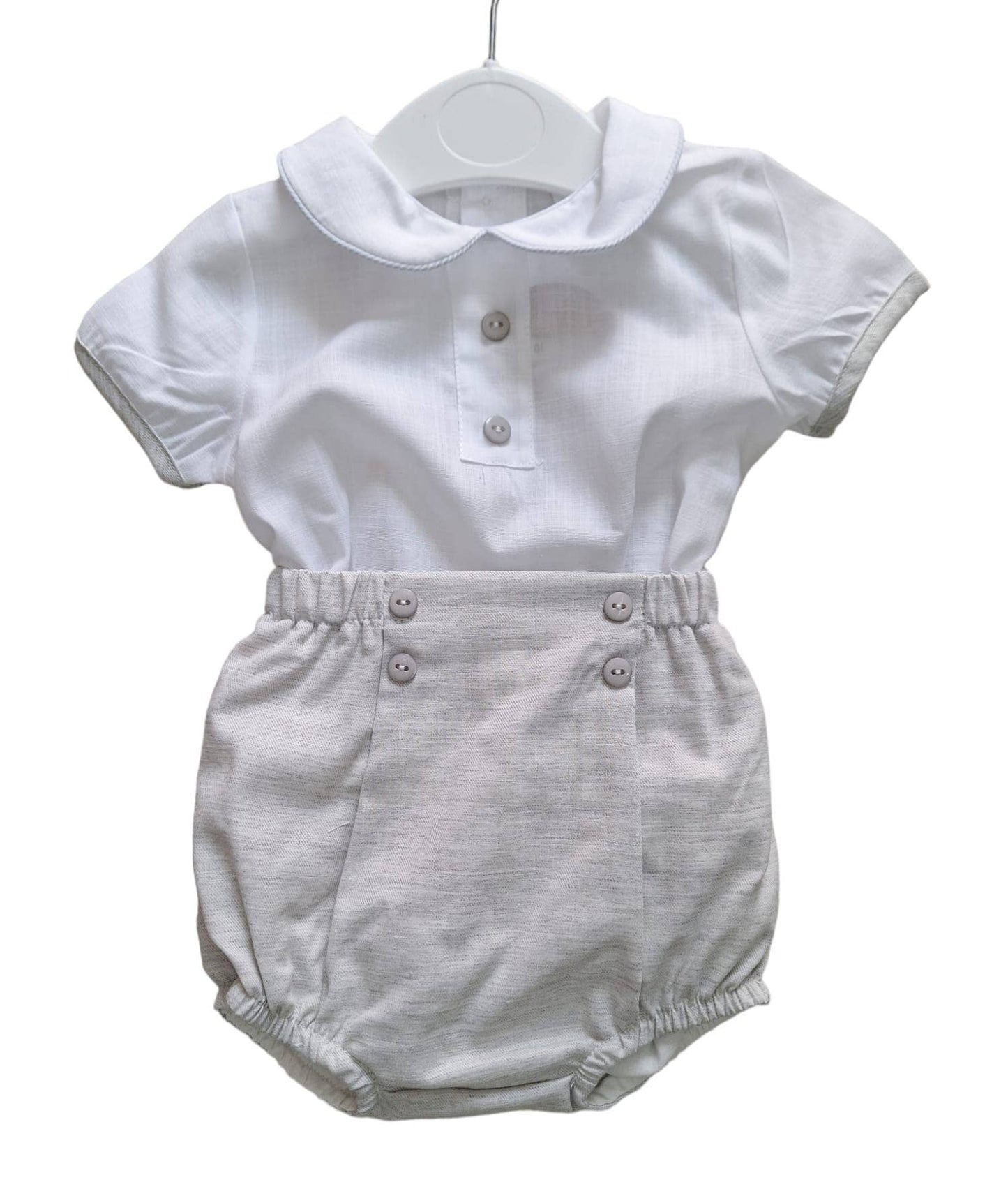 BABY SET WHITE / GRAY