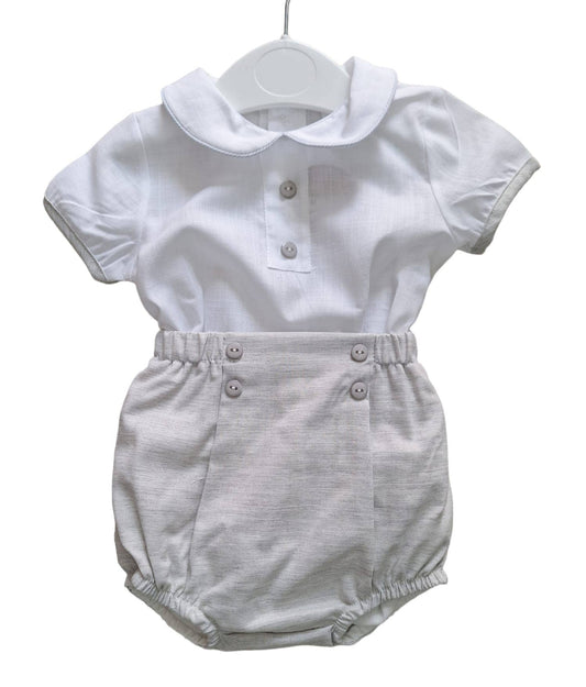 BABY SET WHITE / GRAY