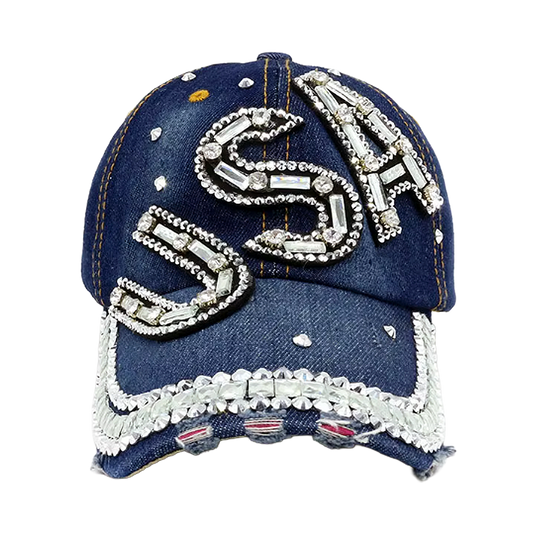 USA Bedazzled Hat