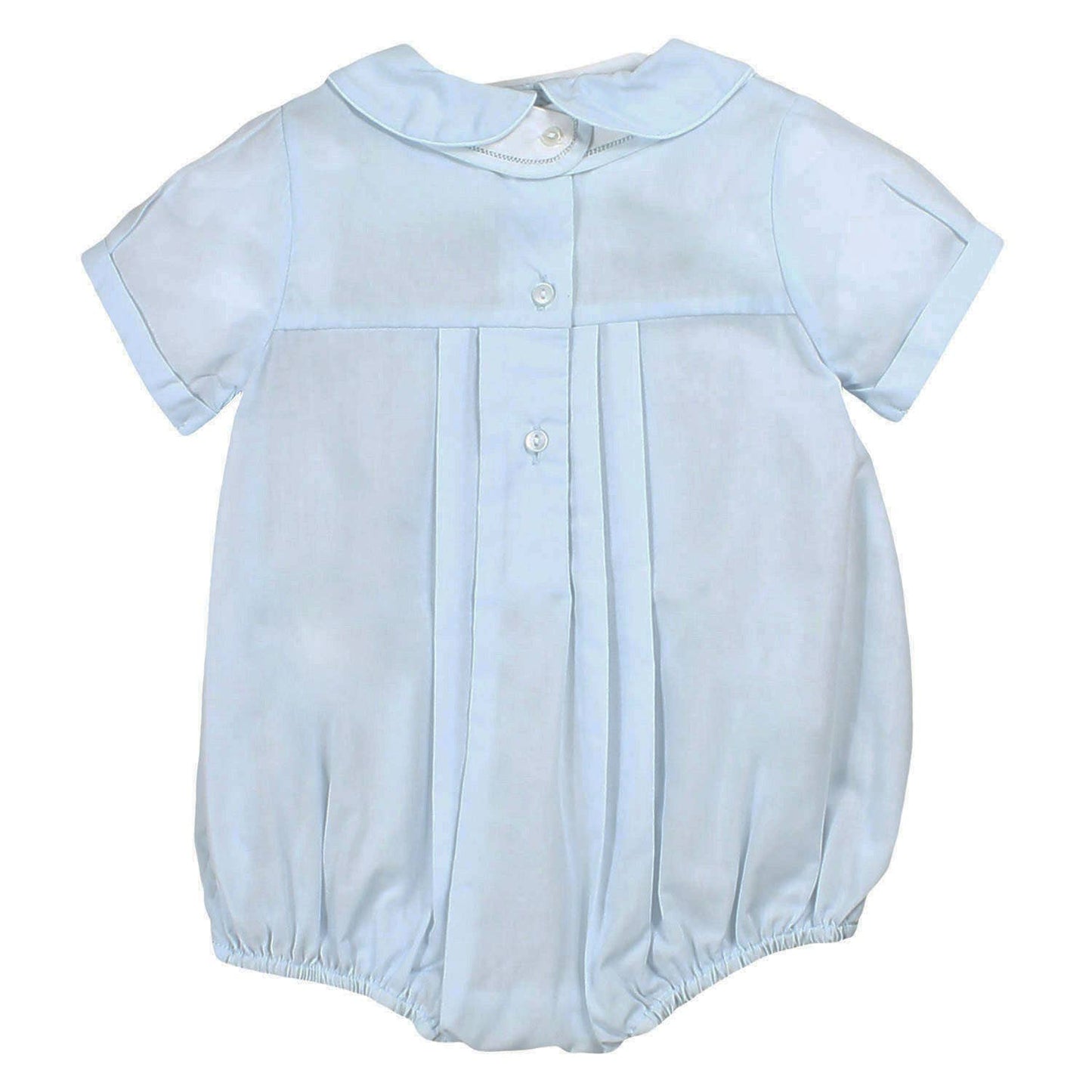 Romper with Sailboat Embroidery: Newborn